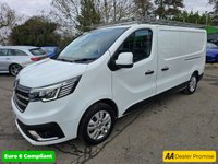 USED 2022 72 RENAULT TRAFIC White 2.0 dCi Blue LL30 Sport Van, 25,000 miles, 1 owner, Euro 6 ULEZ, 6-Speed, Sat Nav, A/C, Parking Sensors, great spec, + VAT @ 20%. This 2022 Renault Trafic presents an exceptional ownership proposition with a remarkably low mileage of just 25,000 miles, having been carefully maintained by a single owner. This dCi Blue LL30 Sport L2 H1 Euro 6 model is powered by an efficient 2.0 litre diesel engine, delivering a robust 148 bhp. It comes equipped with advanced Full LED Headlights featuring distinctive C-Shape Daytime Running Lights, enhancing visibility and the vehicle's modern appearance. For added safety and convenience, it