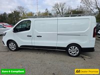USED 2022 72 RENAULT TRAFIC White 2.0 dCi Blue LL30 Sport Van, 25,000 miles, 1 owner, Euro 6 ULEZ, 6-Speed, Sat Nav, A/C, Parking Sensors, great spec, + VAT @ 20%. This 2022 Renault Trafic presents an exceptional ownership proposition with a remarkably low mileage of just 25,000 miles, having been carefully maintained by a single owner. This dCi Blue LL30 Sport L2 H1 Euro 6 model is powered by an efficient 2.0 litre diesel engine, delivering a robust 148 bhp. It comes equipped with advanced Full LED Headlights featuring distinctive C-Shape Daytime Running Lights, enhancing visibility and the vehicle's modern appearance. For added safety and convenience, it