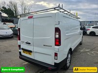 USED 2022 72 RENAULT TRAFIC White 2.0 dCi Blue LL30 Sport Van, 25,000 miles, 1 owner, Euro 6 ULEZ, 6-Speed, Sat Nav, A/C, Parking Sensors, great spec, + VAT @ 20%. This 2022 Renault Trafic presents an exceptional ownership proposition with a remarkably low mileage of just 25,000 miles, having been carefully maintained by a single owner. This dCi Blue LL30 Sport L2 H1 Euro 6 model is powered by an efficient 2.0 litre diesel engine, delivering a robust 148 bhp. It comes equipped with advanced Full LED Headlights featuring distinctive C-Shape Daytime Running Lights, enhancing visibility and the vehicle's modern appearance. For added safety and convenience, it