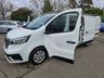 USED 2022 72 RENAULT TRAFIC White 2.0 dCi Blue LL30 Sport Van, 25,000 miles, 1 owner, Euro 6 ULEZ, 6-Speed, Sat Nav, A/C, Parking Sensors, great spec, + VAT @ 20%. This 2022 Renault Trafic presents an exceptional ownership proposition with a remarkably low mileage of just 25,000 miles, having been carefully maintained by a single owner. This dCi Blue LL30 Sport L2 H1 Euro 6 model is powered by an efficient 2.0 litre diesel engine, delivering a robust 148 bhp. It comes equipped with advanced Full LED Headlights featuring distinctive C-Shape Daytime Running Lights, enhancing visibility and the vehicle's modern appearance. For added safety and convenience, it