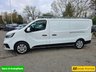 USED 2022 72 RENAULT TRAFIC White 2.0 dCi Blue LL30 Sport Van, 25,000 miles, 1 owner, Euro 6 ULEZ, 6-Speed, Sat Nav, A/C, Parking Sensors, great spec, + VAT @ 20%. This 2022 Renault Trafic presents an exceptional ownership proposition with a remarkably low mileage of just 25,000 miles, having been carefully maintained by a single owner. This dCi Blue LL30 Sport L2 H1 Euro 6 model is powered by an efficient 2.0 litre diesel engine, delivering a robust 148 bhp. It comes equipped with advanced Full LED Headlights featuring distinctive C-Shape Daytime Running Lights, enhancing visibility and the vehicle's modern appearance. For added safety and convenience, it