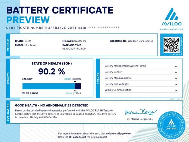 2018 BMW I3 33kWh Hatchback 5dr Electric Auto (170 ps) - Photo 3
