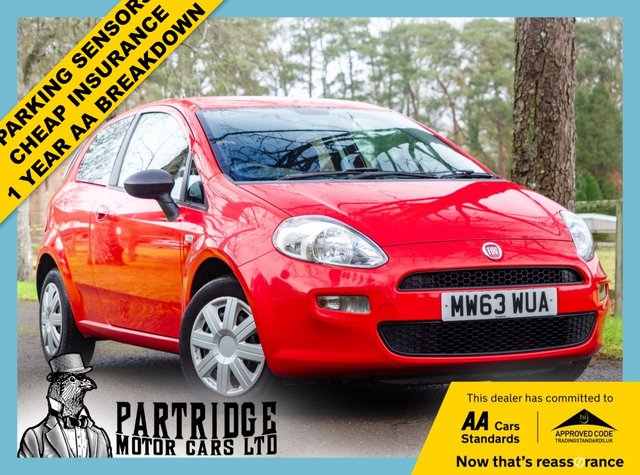 2014 FIAT PUNTO 1.2 POP HATCHBACK 3DR PETROL MANUAL EURO 5 69 BHP HPI CLEAR,... photo