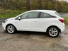 USED 2015 15 VAUXHALL CORSA 1.4i ecoFLEX Excite Hatchback 3dr Petrol Manual Euro 6 (a/c) (90 ps) LOW &pound;35 TAX GREAT ECONOMY 65MPG
