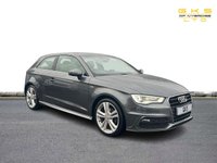 USED 2016 16 AUDI A3 1.4 TFSI CoD S line Hatchback 3dr Petrol Manual Euro 6 (s/s) (Nav) (150 ps) ** FINANCE ME WITH ZERO DEPOSIT **