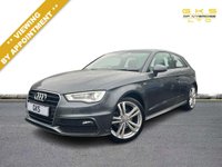 USED 2016 16 AUDI A3 1.4 TFSI CoD S line Hatchback 3dr Petrol Manual Euro 6 (s/s) (Nav) (150 ps) ** FINANCE ME WITH ZERO DEPOSIT **