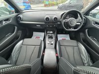 USED 2016 16 AUDI A3 1.4 TFSI CoD S line Hatchback 3dr Petrol Manual Euro 6 (s/s) (Nav) (150 ps) ** FINANCE ME WITH ZERO DEPOSIT **