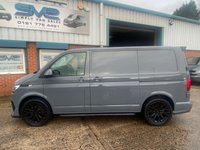 USED 2021 71 VOLKSWAGEN TRANSPORTER 6SPD 150BHP SWB T28 PURE GREY HIGHLINE LEIGHTON SPORT PACK FSH 