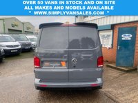 USED 2021 71 VOLKSWAGEN TRANSPORTER 6SPD 150BHP SWB T28 PURE GREY HIGHLINE LEIGHTON SPORT PACK FSH 