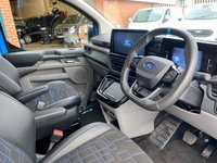 USED 2025 25 FORD TRANSIT CUSTOM MS-RT 5 SEAT L1 SWB FAST BLUE AUTO CREW VAN 4K MILES DIESEL LOW MILES, 2 YEAR WARRANTY
