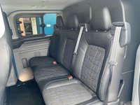 USED 2025 25 FORD TRANSIT CUSTOM MS-RT 5 SEAT L1 SWB FAST BLUE AUTO CREW VAN 4K MILES DIESEL LOW MILES, 2 YEAR WARRANTY