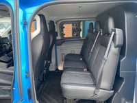 USED 2025 25 FORD TRANSIT CUSTOM MS-RT 5 SEAT L1 SWB FAST BLUE AUTO CREW VAN 4K MILES DIESEL LOW MILES, 2 YEAR WARRANTY