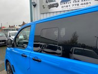USED 2025 25 FORD TRANSIT CUSTOM MS-RT 5 SEAT L1 SWB FAST BLUE AUTO CREW VAN 4K MILES DIESEL LOW MILES, 2 YEAR WARRANTY