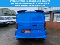 USED 2025 25 FORD TRANSIT CUSTOM MS-RT 5 SEAT L1 SWB FAST BLUE AUTO CREW VAN 4K MILES DIESEL LOW MILES, 2 YEAR WARRANTY