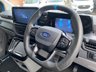 USED 2025 25 FORD TRANSIT CUSTOM MS-RT 5 SEAT L1 SWB FAST BLUE AUTO CREW VAN 4K MILES DIESEL LOW MILES, 2 YEAR WARRANTY