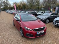 USED 2018 18 PEUGEOT 308 1.2 PureTech GT Line Euro 6 (s/s) 5dr SATNAV+DAB+PANORMAIC+P-CAMERA