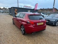 USED 2018 18 PEUGEOT 308 1.2 PureTech GT Line Euro 6 (s/s) 5dr SATNAV+DAB+PANORMAIC+P-CAMERA