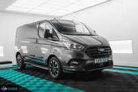 USED 2021 71 FORD TRANSIT CUSTOM 2.0 310 SWB FACTORY 185BHP AUTO SPORT - VERY HIGH SPEC SAT NAV - REVERSE CAMERA - LANE ASSIST - ELECTRIC SEATS