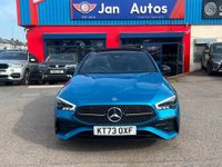 USED 2023 73 MERCEDES-BENZ CLA 1.3 CLA180h MHEV AMG Line (Premium Plus) Coupe 4dr Petrol Hybrid 7G-DCT Euro 6 (s/s) (150 ps) Pan/Roof+Nav+Camera+CarPlay