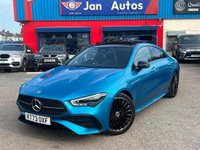 USED 2023 73 MERCEDES-BENZ CLA 1.3 CLA180h MHEV AMG Line (Premium Plus) Coupe 4dr Petrol Hybrid 7G-DCT Euro 6 (s/s) (150 ps) Pan/Roof+Nav+Camera+CarPlay