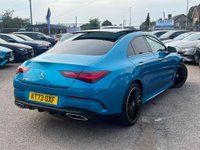 USED 2023 73 MERCEDES-BENZ CLA 1.3 CLA180h MHEV AMG Line (Premium Plus) Coupe 4dr Petrol Hybrid 7G-DCT Euro 6 (s/s) (150 ps) Pan/Roof+Nav+Camera+CarPlay
