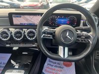 USED 2023 73 MERCEDES-BENZ CLA 1.3 CLA180h MHEV AMG Line (Premium Plus) Coupe 4dr Petrol Hybrid 7G-DCT Euro 6 (s/s) (150 ps) Pan/Roof+Nav+Camera+CarPlay