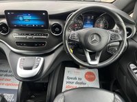 USED 2022 72 MERCEDES-BENZ V-CLASS 2.0 V220d AMG Line MPV 5dr Diesel G-Tronic+ Euro 6 (s/s) XLWB (163 ps) 1owner+Nav+Camera+Leather+XLWB