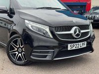 USED 2022 22 MERCEDES-BENZ V-CLASS 2.0 V300d AMG Line MPV 5dr Diesel G-Tronic+ Euro 6 (s/s) XLWB (237 ps) V300+AMG Line+XLWB+8seats+VatQ