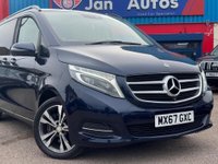 USED 2018 67 MERCEDES-BENZ V-CLASS 2.2 V250d Sport MPV 5dr Diesel G-Tronic+ Euro 6 (s/s) 8 Seat LWB (190 ps) Pan/Roof+360Camera+Nav+1owner