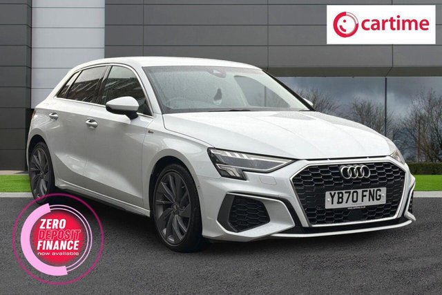 2020 Audi A3 2.0 TDI 30 S line Sportback 5dr Diesel Manual Euro 6 (s/s) (116 ps) Rear Parking Sensors, Comfort and Sound Package, LED Interior Light Pack, MMI Navigation, 18In Alloys 2020 photo