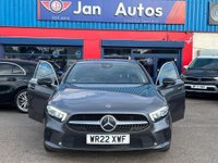 USED 2022 22 MERCEDES-BENZ A-CLASS 1.3 A180 Sport Edition (Executive) Hatchback 5dr Petrol 7G-DCT Euro 6 (s/s) (136 ps) AppleCarPlay+Nav+Camera+Ulez