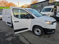 USED 2024 24 TOYOTA PROACE CITY White 1.5 BlueHDi Active Short Van, 14,999 miles, 1 owner, Euro 6 ULEZ, 6-Speed, Bluetooth, A/C, Rear Sensors, FSH, great spec, + VAT @ 20%. This 2024 Toyota PROACE CITY Active Short Panel Van SWB Euro 6 (s/s) 5dr boasts exceptionally low mileage for its age, having covered just 14999 miles, and has been owned by only one careful owner. This versatile BlueHDi Active model is equipped with a reliable 1.5L Diesel Engine and meets Euro 6 emission standards. For your convenience, it features automatic headlights that switch on when needed, manual air conditioning to keep you comfortable, and Bluetooth connectivity for seamless phone inte