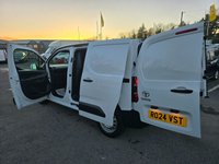 USED 2024 24 TOYOTA PROACE CITY White 1.5 BlueHDi Active Short Van, 14,999 miles, 1 owner, Euro 6 ULEZ, 6-Speed, Bluetooth, A/C, Rear Sensors, FSH, great spec, + VAT @ 20%. This 2024 Toyota PROACE CITY Active Short Panel Van SWB Euro 6 (s/s) 5dr boasts exceptionally low mileage for its age, having covered just 14999 miles, and has been owned by only one careful owner. This versatile BlueHDi Active model is equipped with a reliable 1.5L Diesel Engine and meets Euro 6 emission standards. For your convenience, it features automatic headlights that switch on when needed, manual air conditioning to keep you comfortable, and Bluetooth connectivity for seamless phone inte