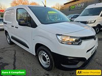 USED 2024 24 TOYOTA PROACE CITY White 1.5 BlueHDi Active Short Van, 14,999 miles, 1 owner, Euro 6 ULEZ, 6-Speed, Bluetooth, A/C, Rear Sensors, FSH, great spec, + VAT @ 20%. This 2024 Toyota PROACE CITY Active Short Panel Van SWB Euro 6 (s/s) 5dr boasts exceptionally low mileage for its age, having covered just 14999 miles, and has been owned by only one careful owner. This versatile BlueHDi Active model is equipped with a reliable 1.5L Diesel Engine and meets Euro 6 emission standards. For your convenience, it features automatic headlights that switch on when needed, manual air conditioning to keep you comfortable, and Bluetooth connectivity for seamless phone inte