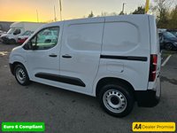 USED 2024 24 TOYOTA PROACE CITY White 1.5 BlueHDi Active Short Van, 14,999 miles, 1 owner, Euro 6 ULEZ, 6-Speed, Bluetooth, A/C, Rear Sensors, FSH, great spec, + VAT @ 20%. This 2024 Toyota PROACE CITY Active Short Panel Van SWB Euro 6 (s/s) 5dr boasts exceptionally low mileage for its age, having covered just 14999 miles, and has been owned by only one careful owner. This versatile BlueHDi Active model is equipped with a reliable 1.5L Diesel Engine and meets Euro 6 emission standards. For your convenience, it features automatic headlights that switch on when needed, manual air conditioning to keep you comfortable, and Bluetooth connectivity for seamless phone inte