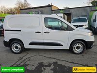 USED 2024 24 TOYOTA PROACE CITY White 1.5 BlueHDi Active Short Van, 14,999 miles, 1 owner, Euro 6 ULEZ, 6-Speed, Bluetooth, A/C, Rear Sensors, FSH, great spec, + VAT @ 20%. This 2024 Toyota PROACE CITY Active Short Panel Van SWB Euro 6 (s/s) 5dr boasts exceptionally low mileage for its age, having covered just 14999 miles, and has been owned by only one careful owner. This versatile BlueHDi Active model is equipped with a reliable 1.5L Diesel Engine and meets Euro 6 emission standards. For your convenience, it features automatic headlights that switch on when needed, manual air conditioning to keep you comfortable, and Bluetooth connectivity for seamless phone inte