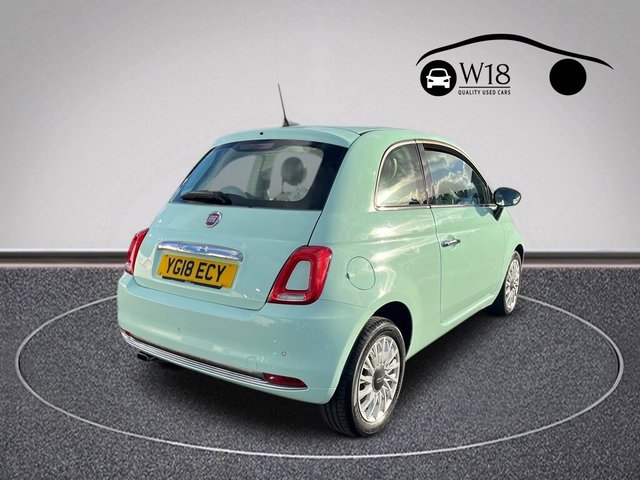 2018 FIAT 500 1.2 Lounge Hatchback 3dr Petrol Manual Euro 6 (s/s) (69 bhp) - Photo 3
