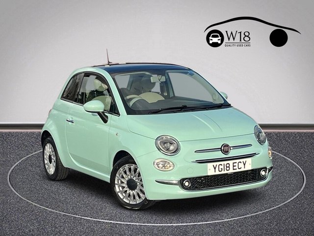 2018 FIAT 500 1.2 Lounge Hatchback 3dr Petrol Manual Euro 6 (s/s) (69 bhp)