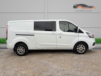 USED 2022 72 FORD TRANSIT CUSTOM 2.0 300 EcoBlue Limited Crew Van Double Cab 5dr Diesel Manual L2 H1 Euro 6 (s/s) (130 ps) 