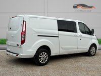 USED 2022 72 FORD TRANSIT CUSTOM 2.0 300 EcoBlue Limited Crew Van Double Cab 5dr Diesel Manual L2 H1 Euro 6 (s/s) (130 ps) 