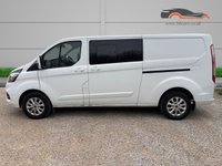 USED 2022 72 FORD TRANSIT CUSTOM 2.0 300 EcoBlue Limited Crew Van Double Cab 5dr Diesel Manual L2 H1 Euro 6 (s/s) (130 ps) 