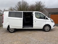 USED 2022 72 FORD TRANSIT CUSTOM 2.0 300 EcoBlue Limited Crew Van Double Cab 5dr Diesel Manual L2 H1 Euro 6 (s/s) (130 ps) 