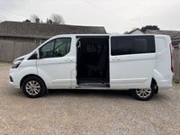 USED 2022 72 FORD TRANSIT CUSTOM 2.0 300 EcoBlue Limited Crew Van Double Cab 5dr Diesel Manual L2 H1 Euro 6 (s/s) (130 ps) 
