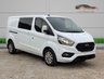 USED 2022 72 FORD TRANSIT CUSTOM 2.0 300 EcoBlue Limited Crew Van Double Cab 5dr Diesel Manual L2 H1 Euro 6 (s/s) (130 ps) 