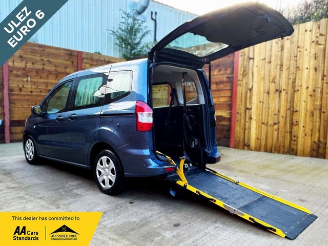 View our Ford Tourneo Courier 3 Seat Wheelchair Accessible Disabled Access Vehicle WAV
