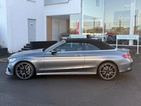 USED 2017 17 MERCEDES-BENZ C-CLASS 3.0 C43 V6 AMG (Premium Plus) Cabriolet 2dr Petrol G-Tronic+ 4MATIC Euro 6 (s/s) (367 ps) THIS CAR COMES WITH 6 MONTHS WARRANTY , BREAKDOWN COVER & RECOVERY++  GREAT EXAMPLE OF AUTOMATIC CONVERTABLE + NAVIGATION SYSTEM + BLUETOOTH + DAB RADIO + USB CONNECTION + FRONT AND REAR PARKING SENSORS + REVERSING CAMERA + FULL  LEATHER TRIM  + FRONT HEATED SEATS + FRONT MEMORY SEATS + CRUISE CONTROL + CLIMATE CONTROL + 19 INCH ALLOY WHEELS + BURMESTER SOUND SYSTEM + AUTO START STOP + ELECTRIC PARKING BRAKE + ELECTRIC SEAT ADJUSTMENT+ TRACTION CONTROL + DAY TIME RUNNING LIGHTS + KEY LESS START