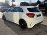 USED 2016 16 MERCEDES-BENZ A-CLASS 1.6 A180 AMG Line Hatchback 5dr Petrol Manual Euro 6 (s/s) (122 ps) Finished in CIRRUS WHITE with contrasting FULL HEATED LEATHER/ALCANTARA trim. This A class certainly looks smart, with its slim lights and smooth body panels. There's plenty of room in the front and the back which will suit the average family. Features include  Sat Nav, Part Leather/Alcantara trim, Rear View Camera, B/Tooth, Cruise Control 18" alloys and much more. Dealer Serviced at 11720 miles, 22590 miles, 51982 miles and at 53401 miles. MOT Due 11/9/2026.