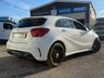 USED 2016 16 MERCEDES-BENZ A-CLASS 1.6 A180 AMG Line Hatchback 5dr Petrol Manual Euro 6 (s/s) (122 ps) Finished in CIRRUS WHITE with contrasting FULL HEATED LEATHER/ALCANTARA trim. This A class certainly looks smart, with its slim lights and smooth body panels. There's plenty of room in the front and the back which will suit the average family. Features include  Sat Nav, Part Leather/Alcantara trim, Rear View Camera, B/Tooth, Cruise Control 18" alloys and much more. Dealer Serviced at 11720 miles, 22590 miles, 51982 miles and at 53401 miles. MOT Due 11/9/2026.