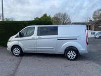 USED 2023 72 FORD TRANSIT CUSTOM 320 LIMITED L2 LWB 6 SEAT DCIV 2.0 ECOBLUE 130PS One Company Owner, 44000 Miles, Desirable High Specification 6 Seater Crew Van With Air Con, Alloys, Media Screen, Rear Camera & Much More!
