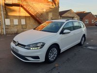 USED 2019 VOLKSWAGEN GOLF 1.6TDI S EST Euro 6  1.6LT DIESEL MANUAL ( Estate) 73,000 miles White one owner from new.